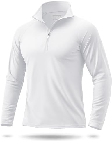 Amazon.com: Obla Golf Quarter Zip Pullover for Men Mock Neck